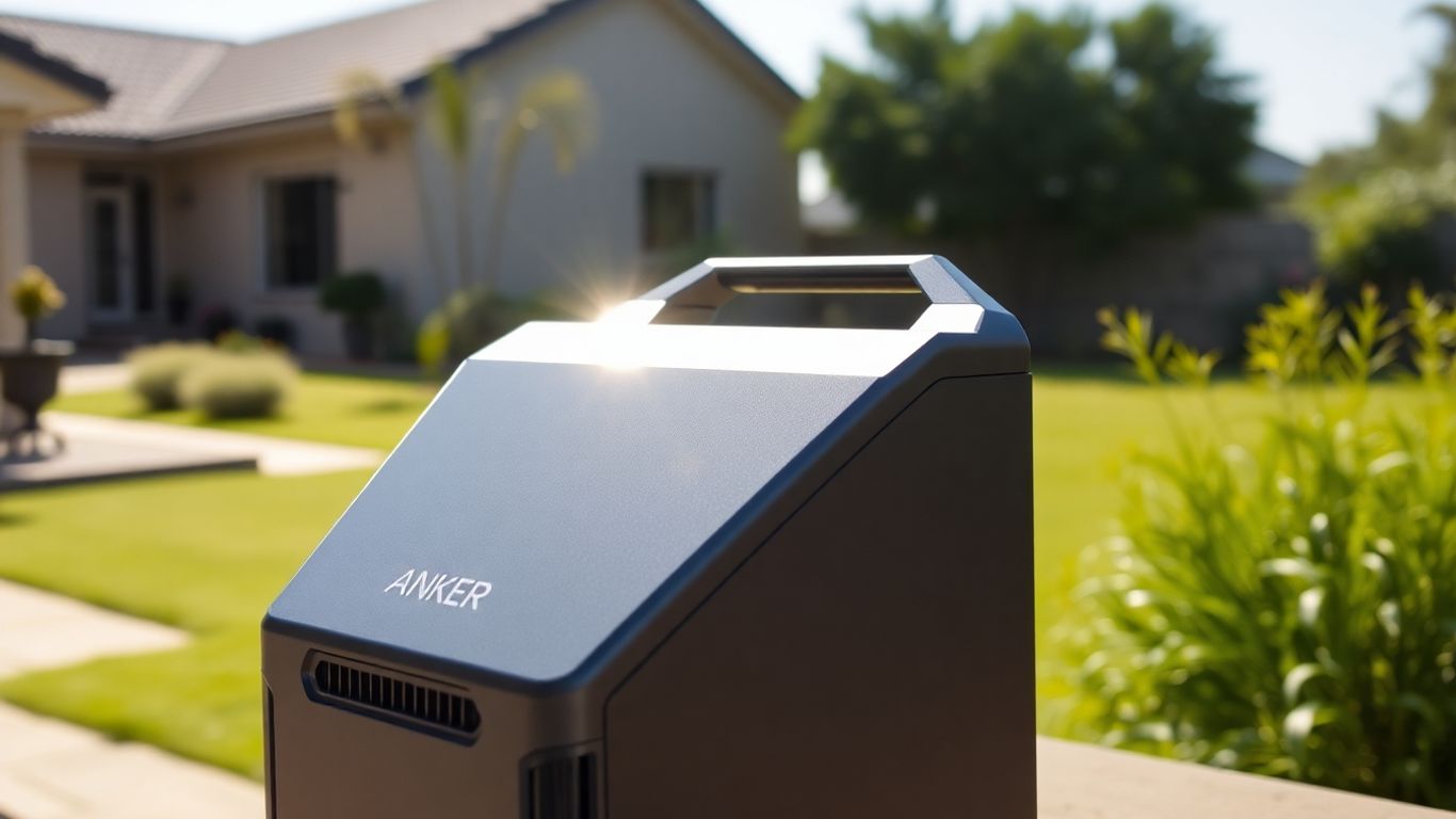 Anker Solix F3800 portable power station outdoors