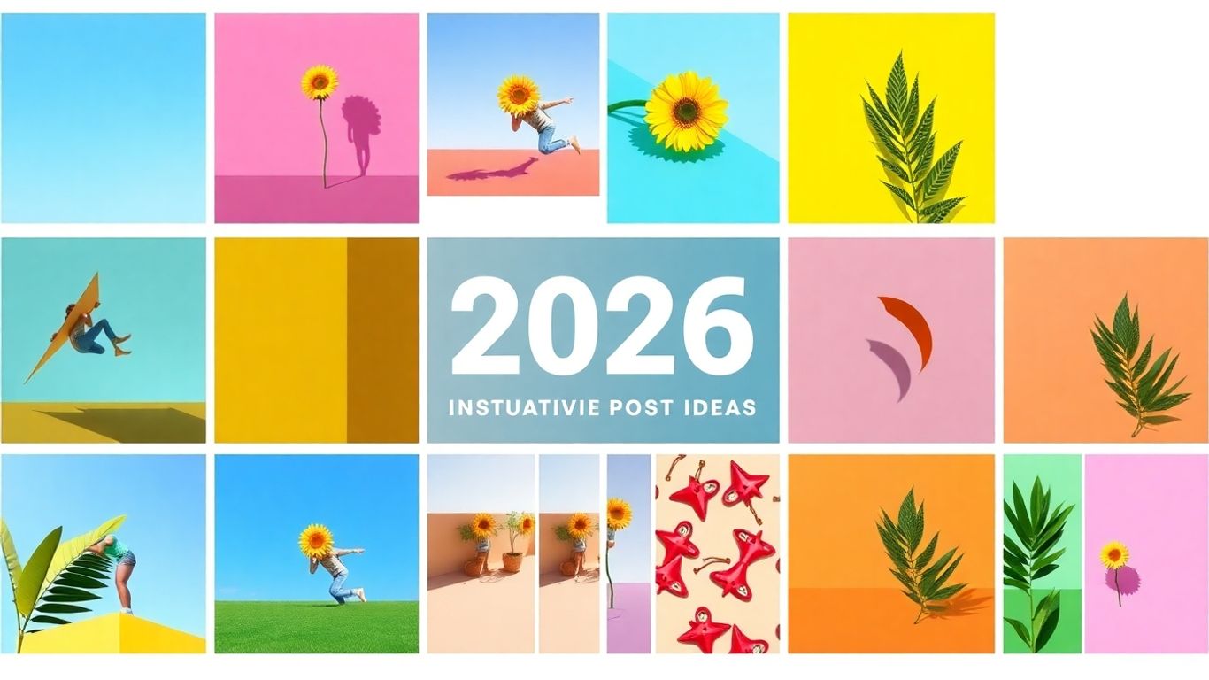 Suggestions Instagram : posts créatifs et innovants pour 2026