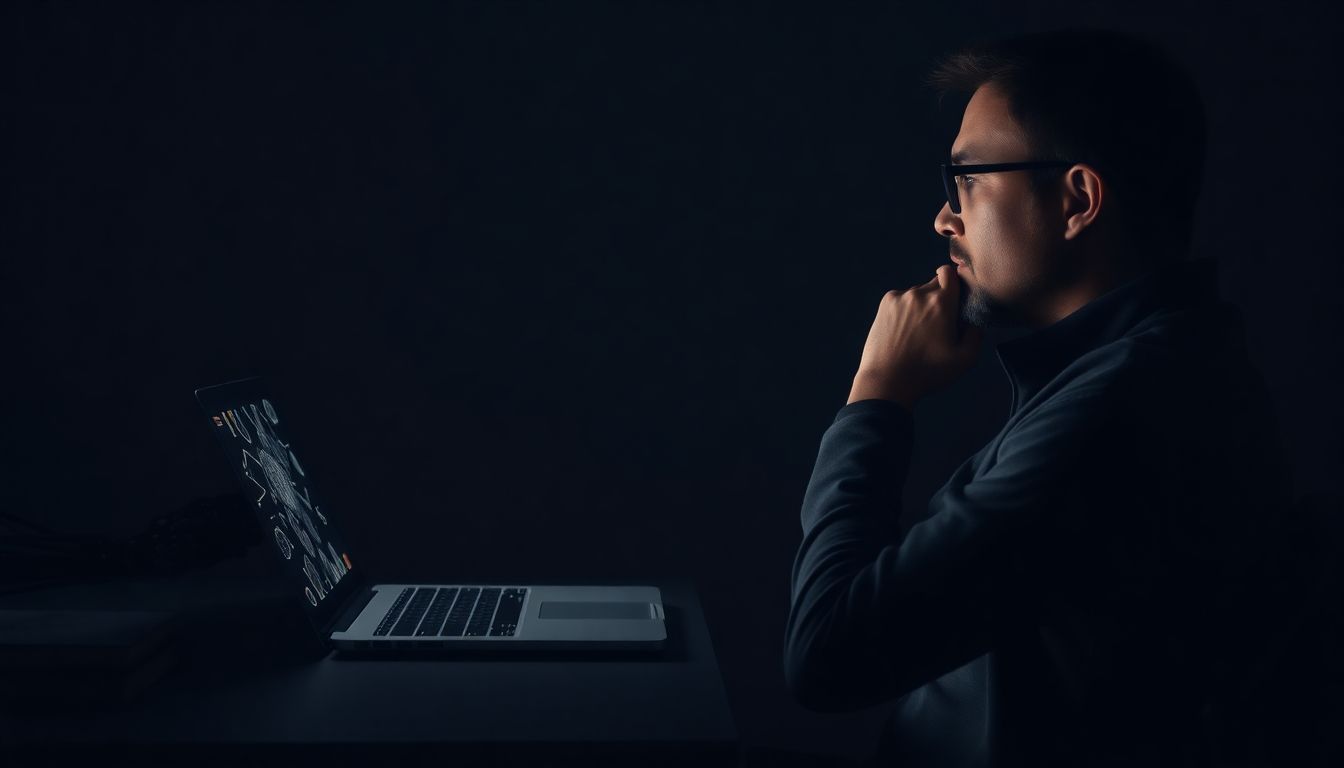 Journalist contemplating AI's influence on their work.