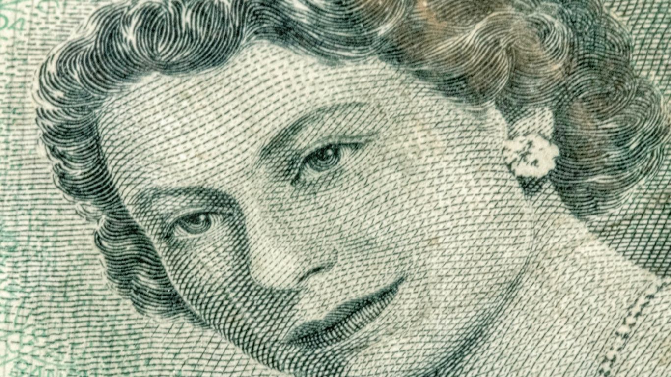 a close up of a ten dollar bill