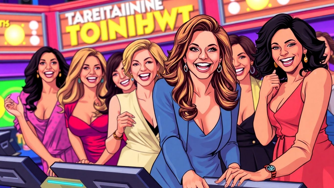 Entertainment Tonight hostesses smiling