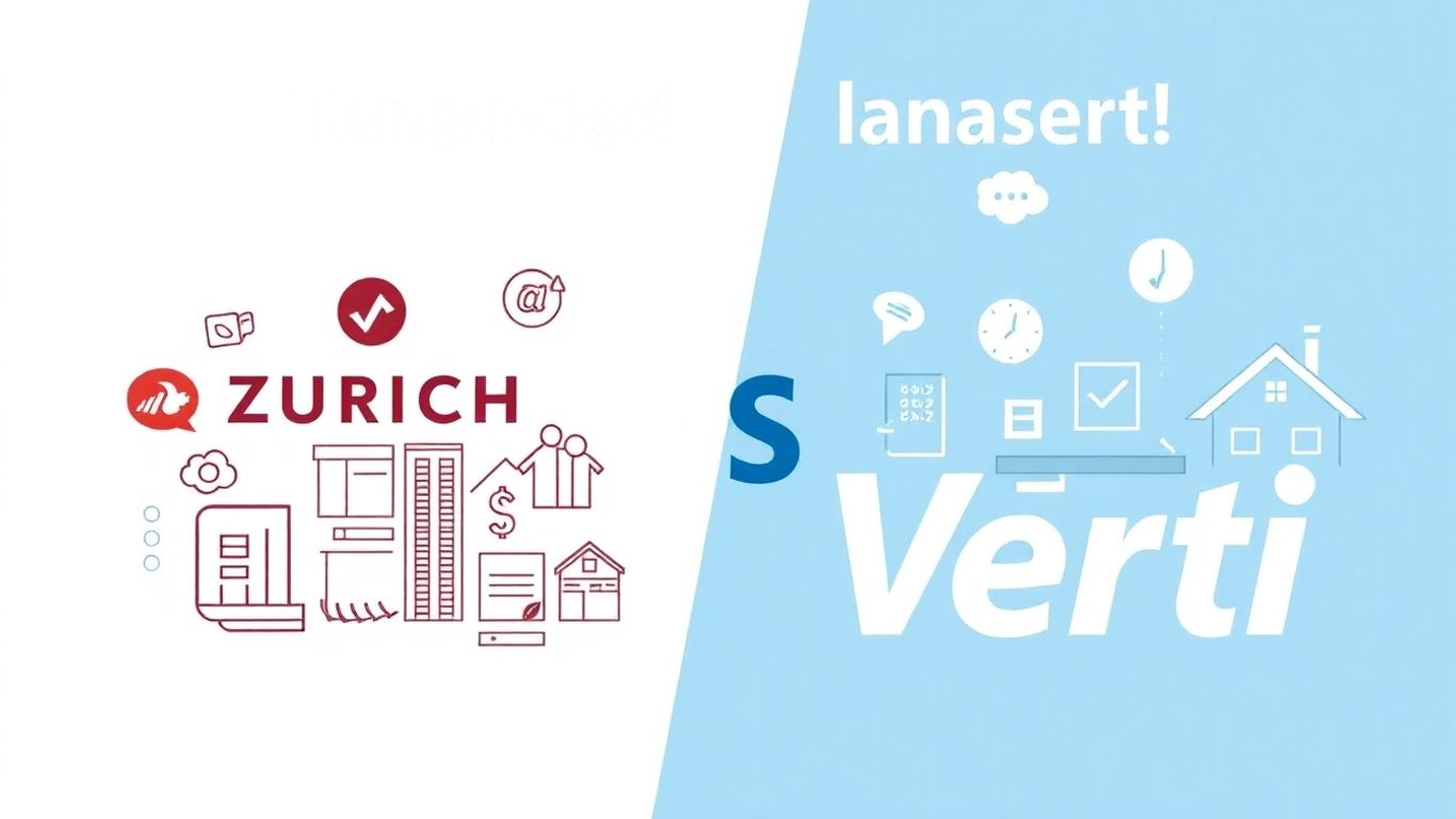 Comparativa de seguros de hogar Zurich y Verti.