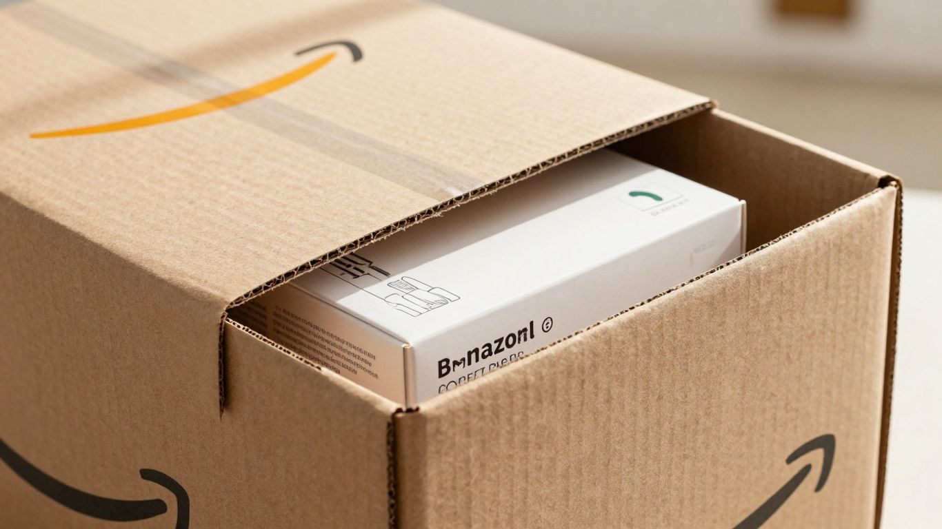 Amazon open box deal with product inside.