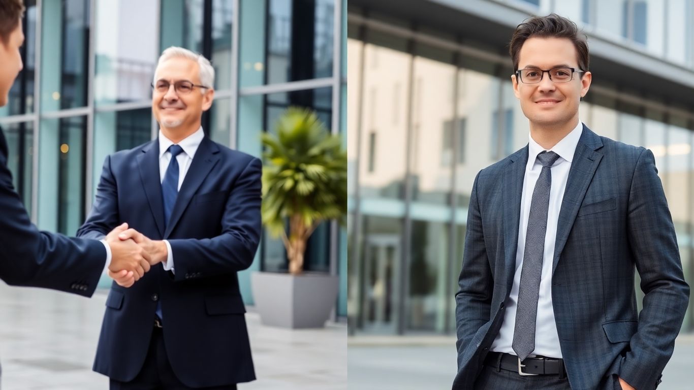 Real estate agent and broker comparison visual.