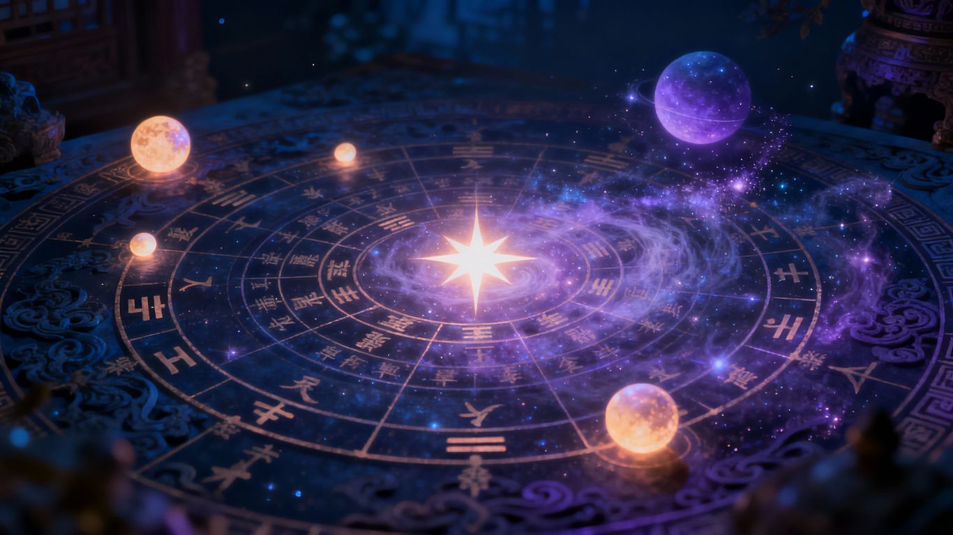 紫微斗數四化星的神秘圖案
