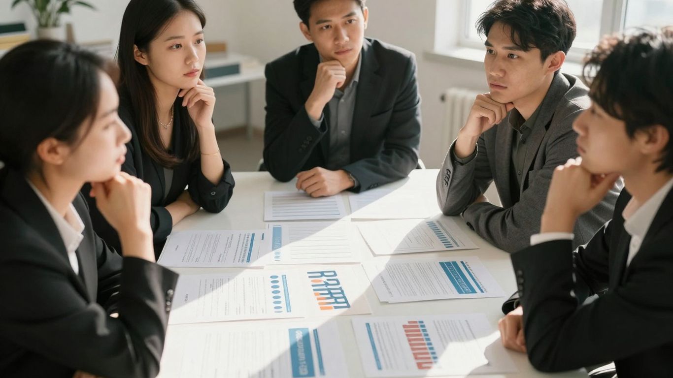 People reviewing health insurance plan options.