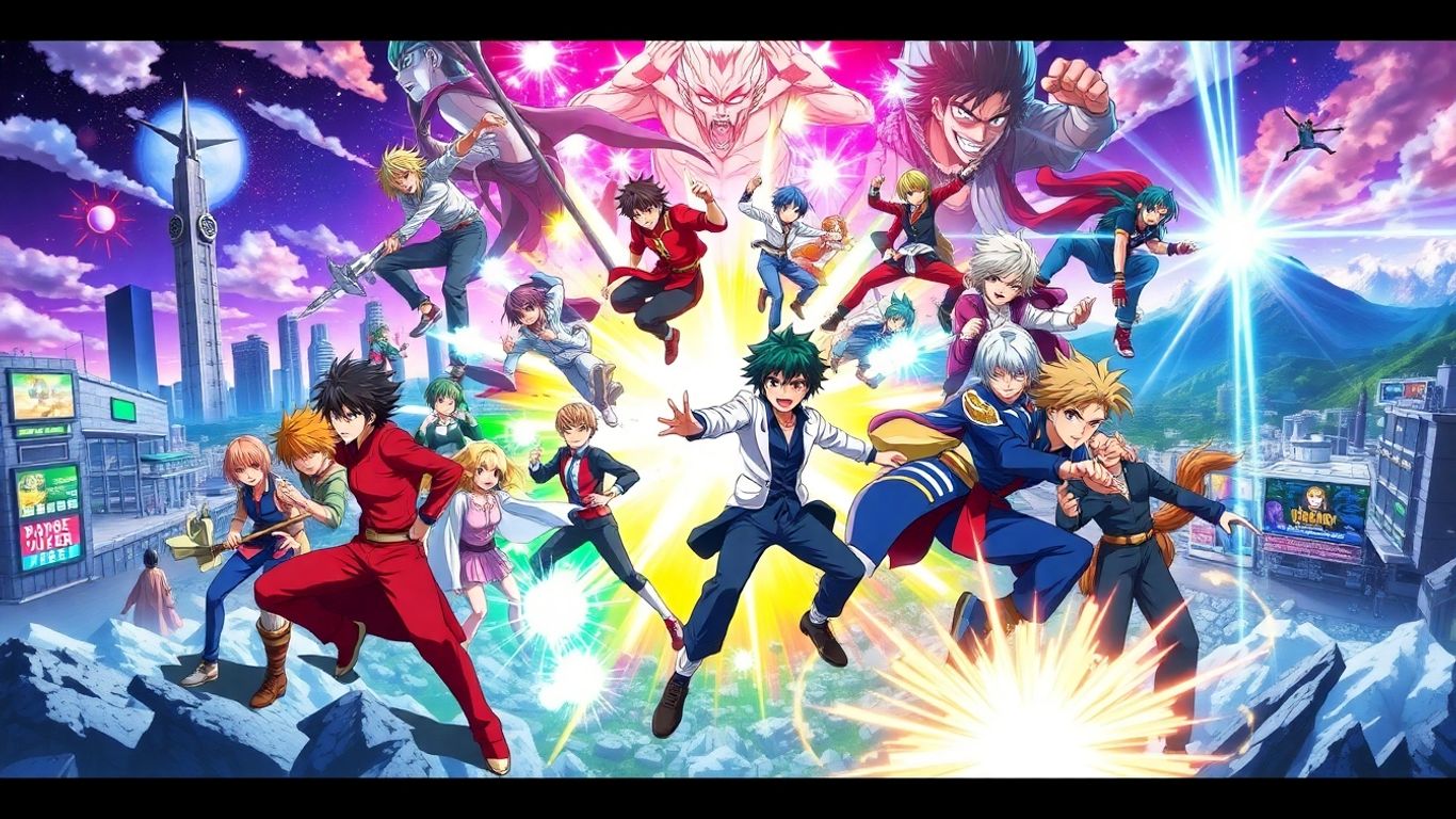 Gelecek anime filmleri ve özel bölümlerinden sahneler.