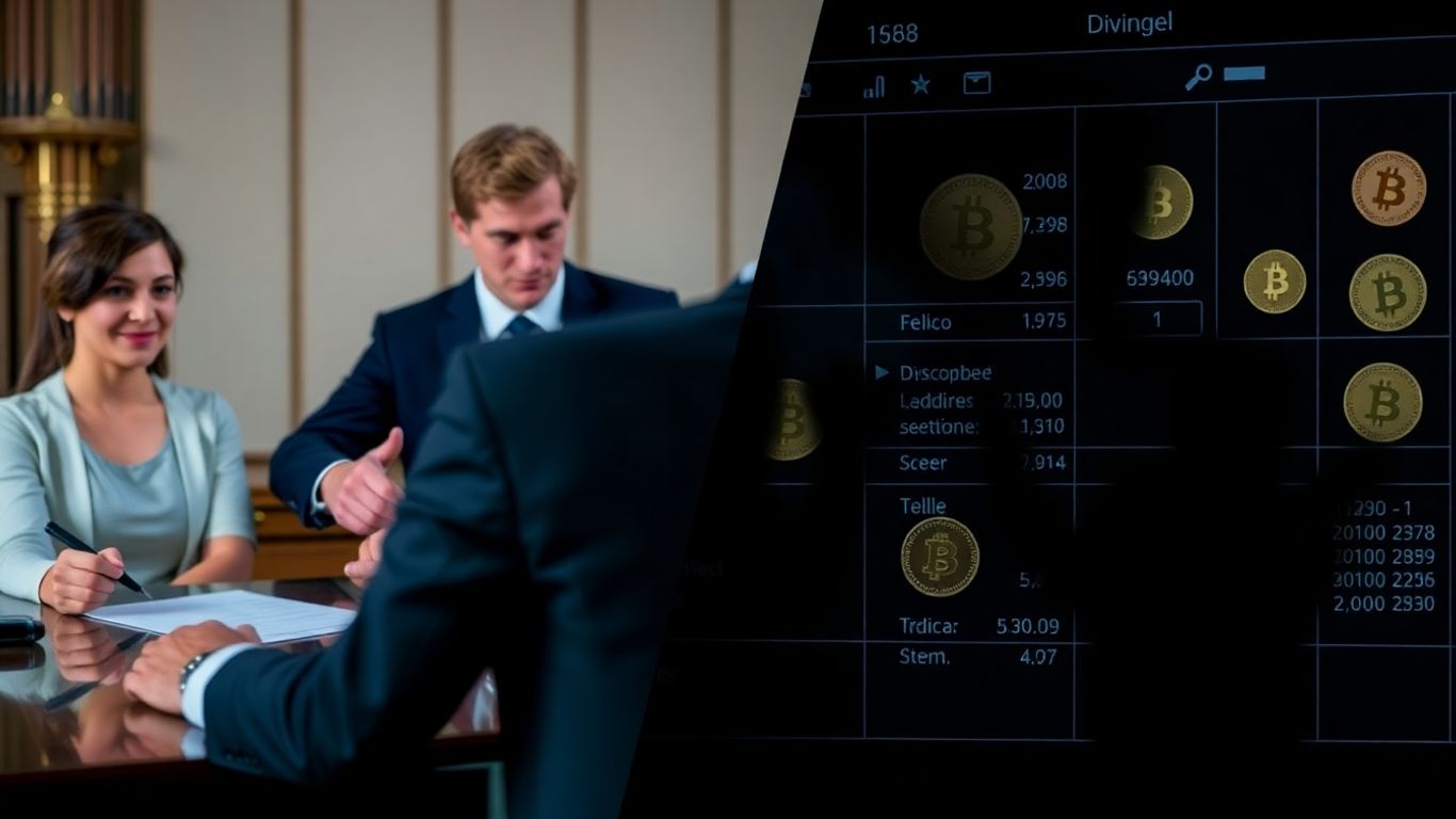 Couple divorcing, cryptocurrency assets, hidden assets.