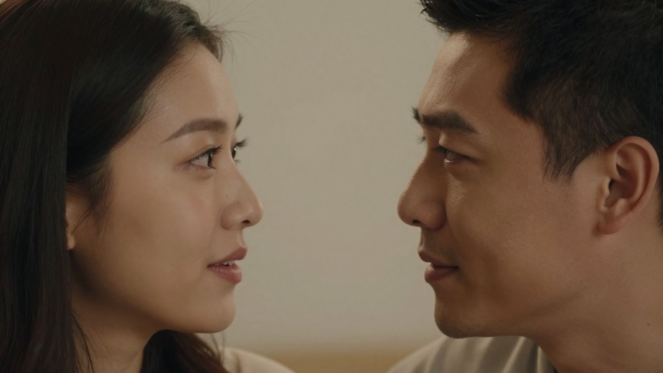 Doi oameni vorbind profund, creând conexiuni autentice.