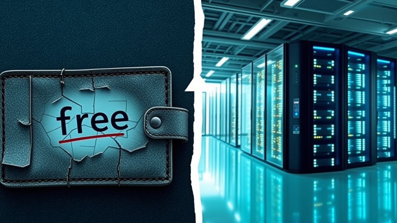 Fin de l'hébergement gratuit, transition vers des solutions payantes.