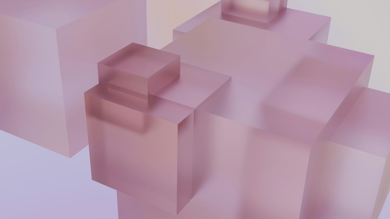 An abstract photo of a pink object