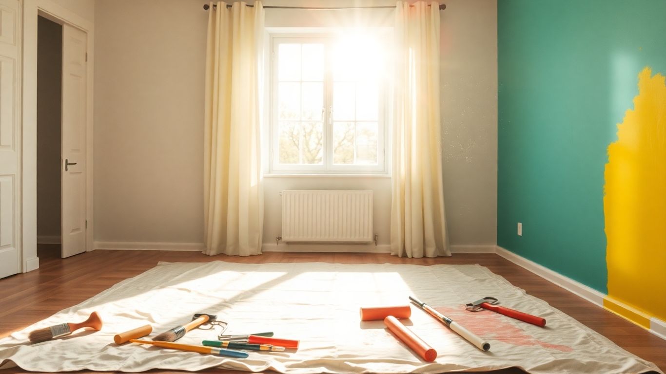 Home renovation in progress.