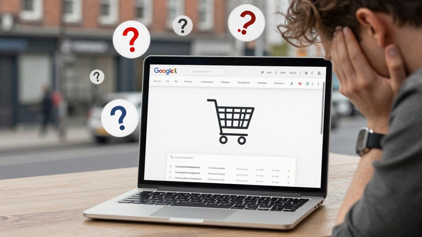 Google Ads clicks but no leads in Ireland.