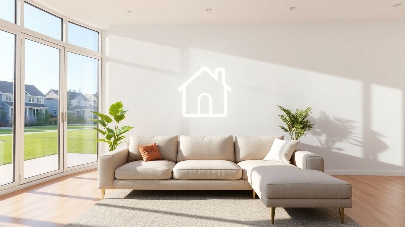 Persona sonriendo con llaves de casa y seguro de hogar.