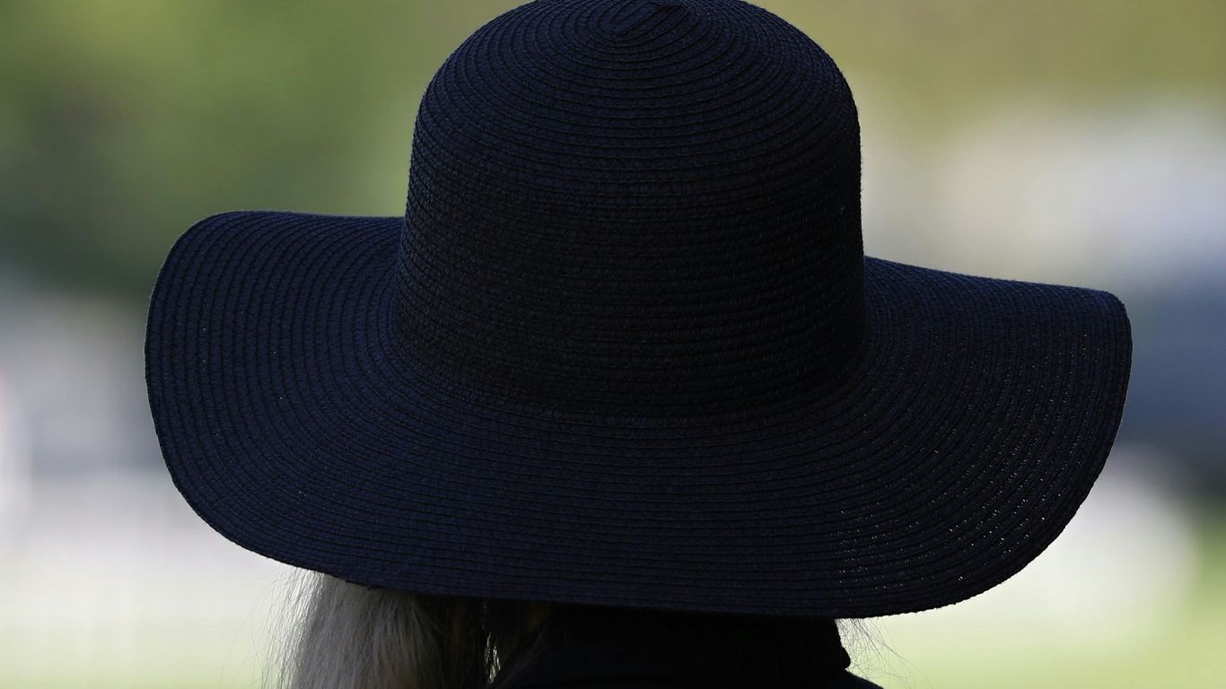 woman wearing black fedora hat
