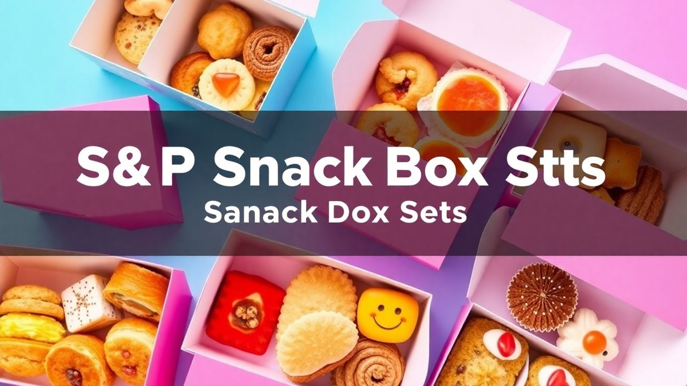 กล่องขนม S&P หลากหลายเมนู พร้อมส่ง