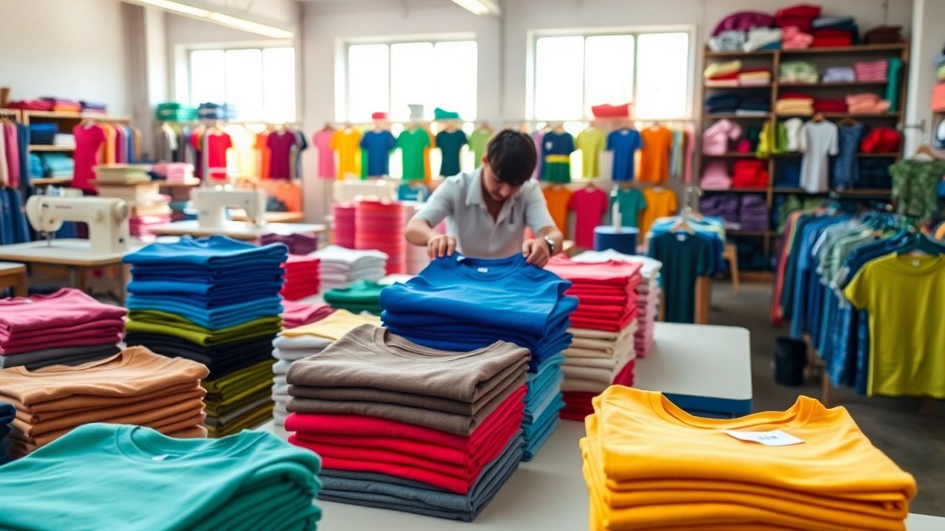 T-shirt business operations and customer relations