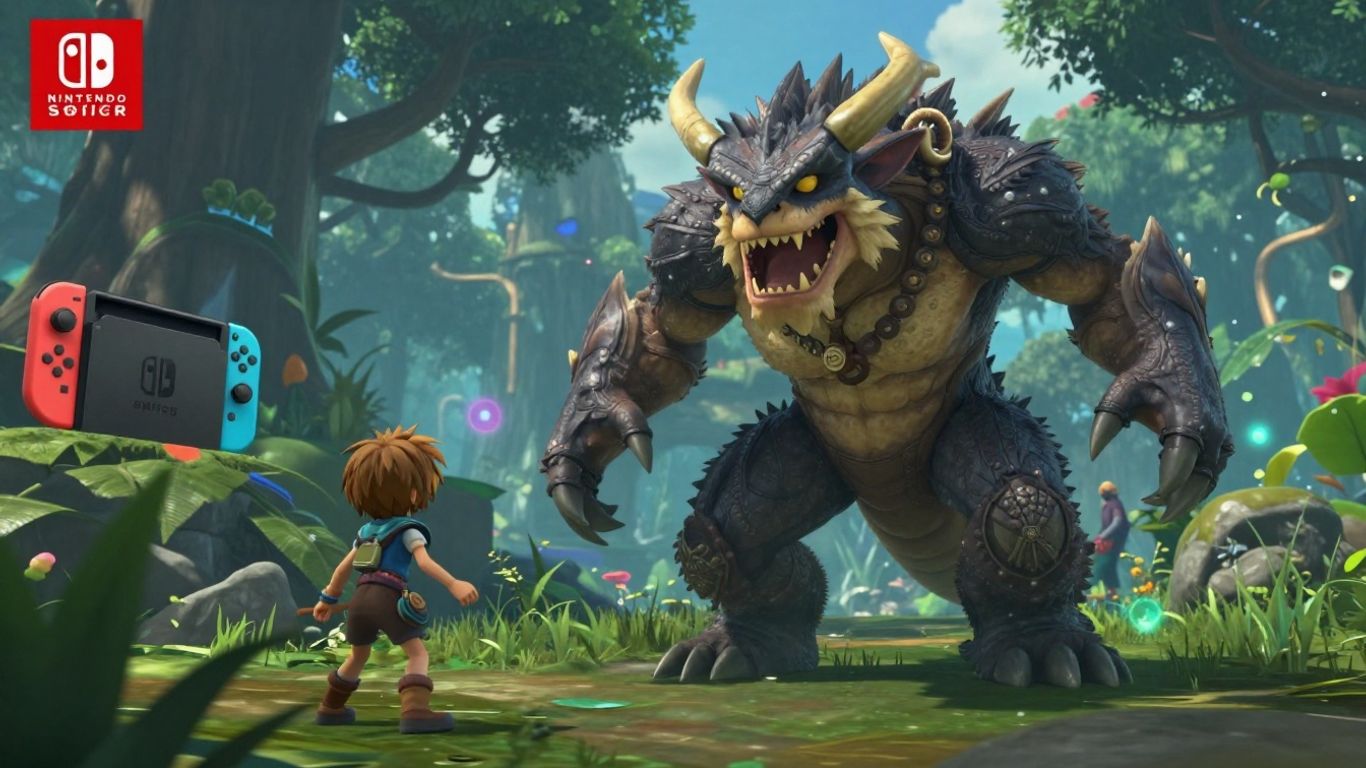 Monstre de Monster Hunter Stories 3 sur Nintendo Switch 2.
