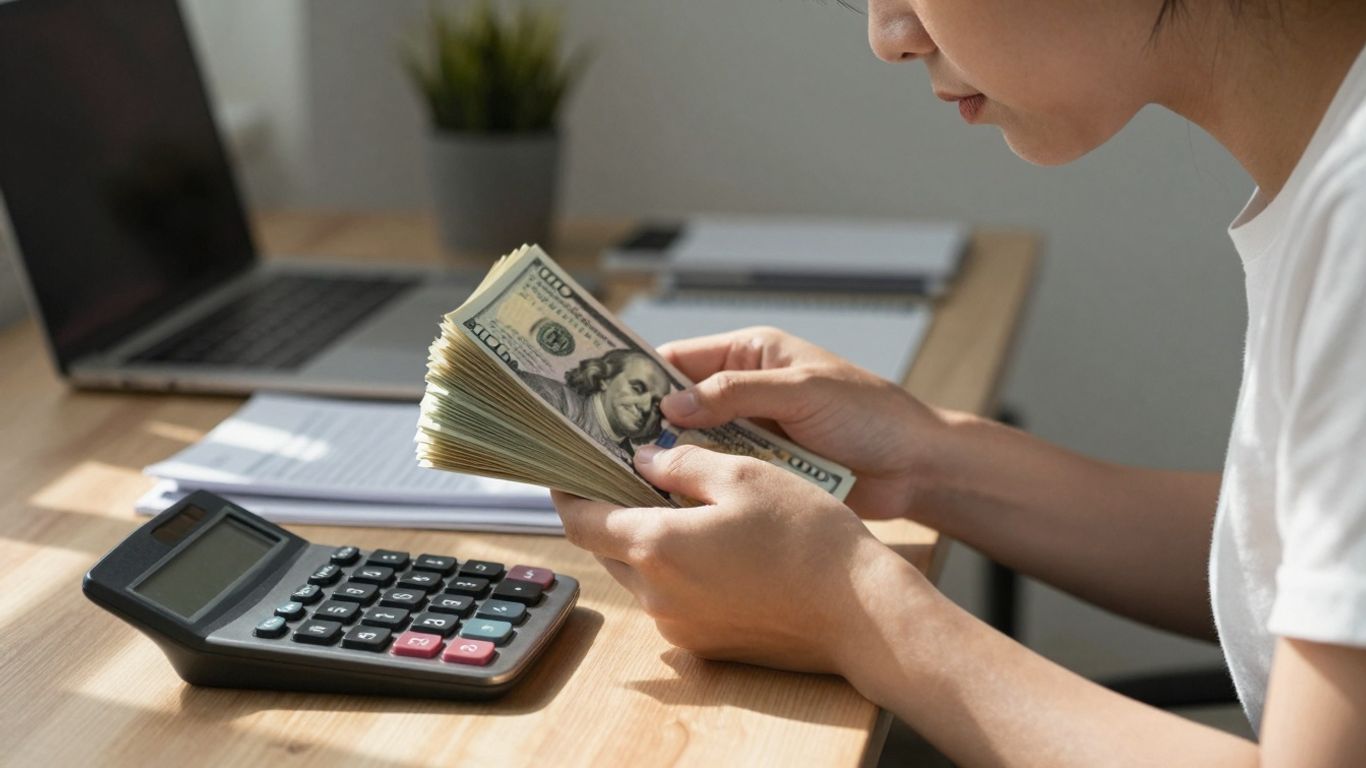 Person considering student loan repayment options.