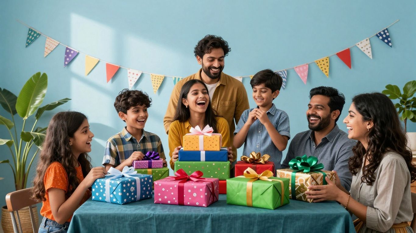 Smešni pokloni na porodičnom slavlju.
