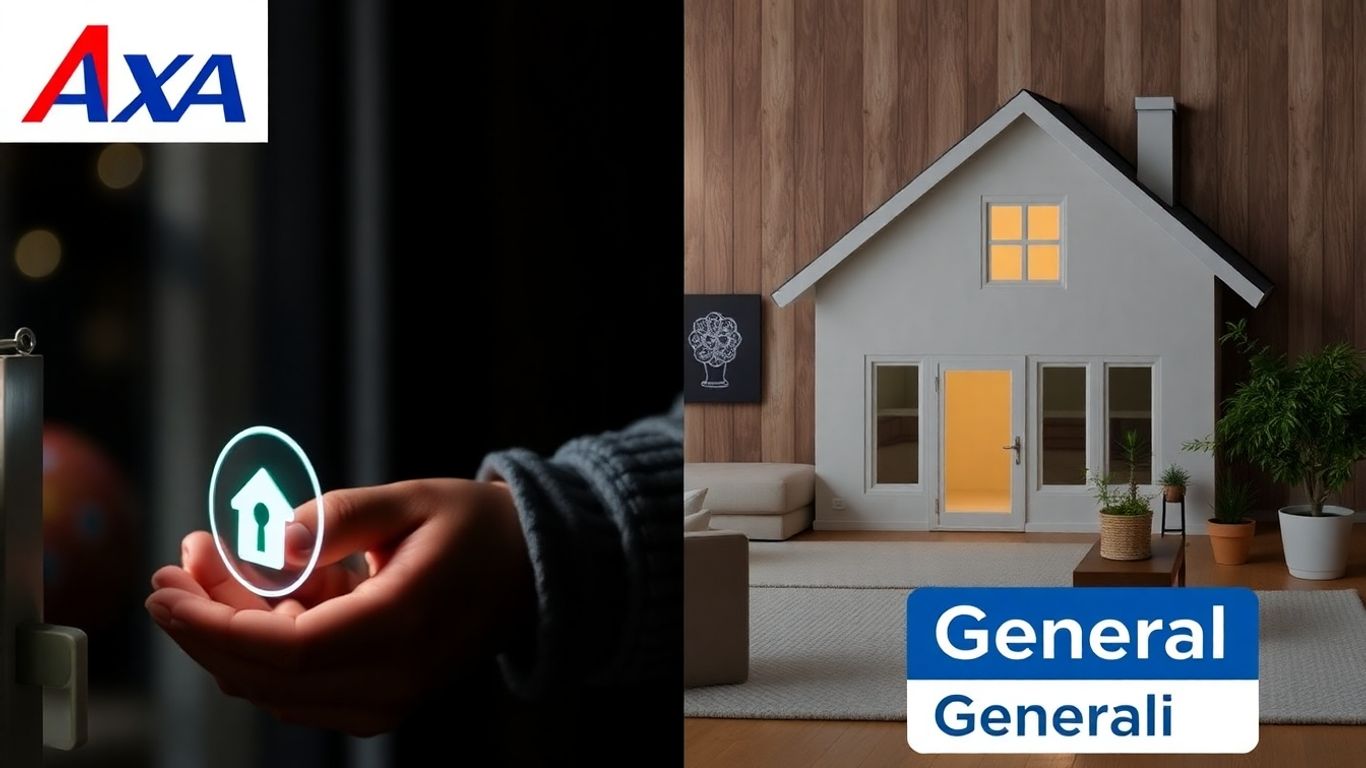 Comparativa de seguros de hogar AXA contra Generali.