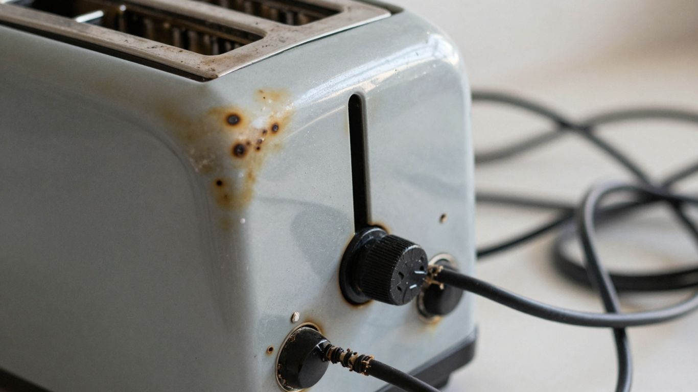 Electrodoméstico dañado por sobretensión eléctrica.