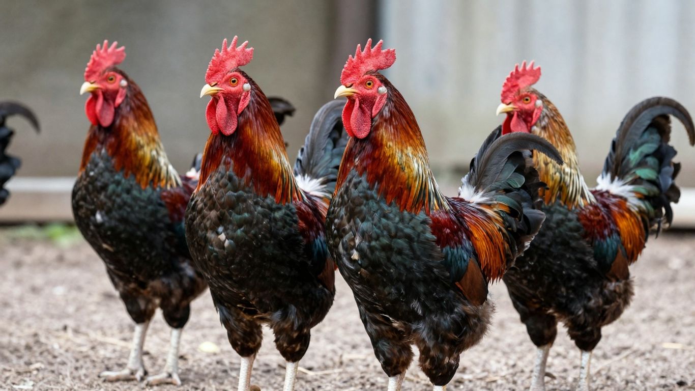 Albany gamefowl for sale, healthy and alert