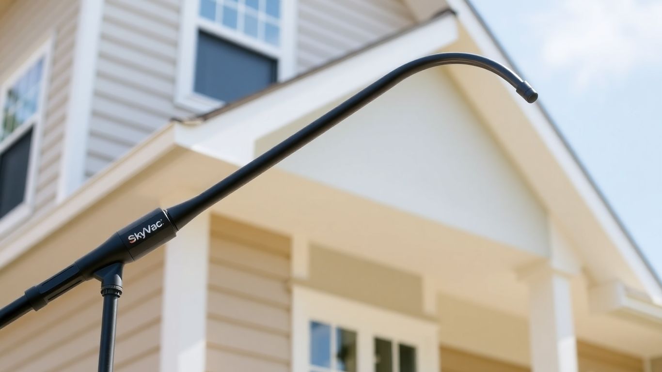 SkyVac Elite Half Pole gutter cleaning tool
