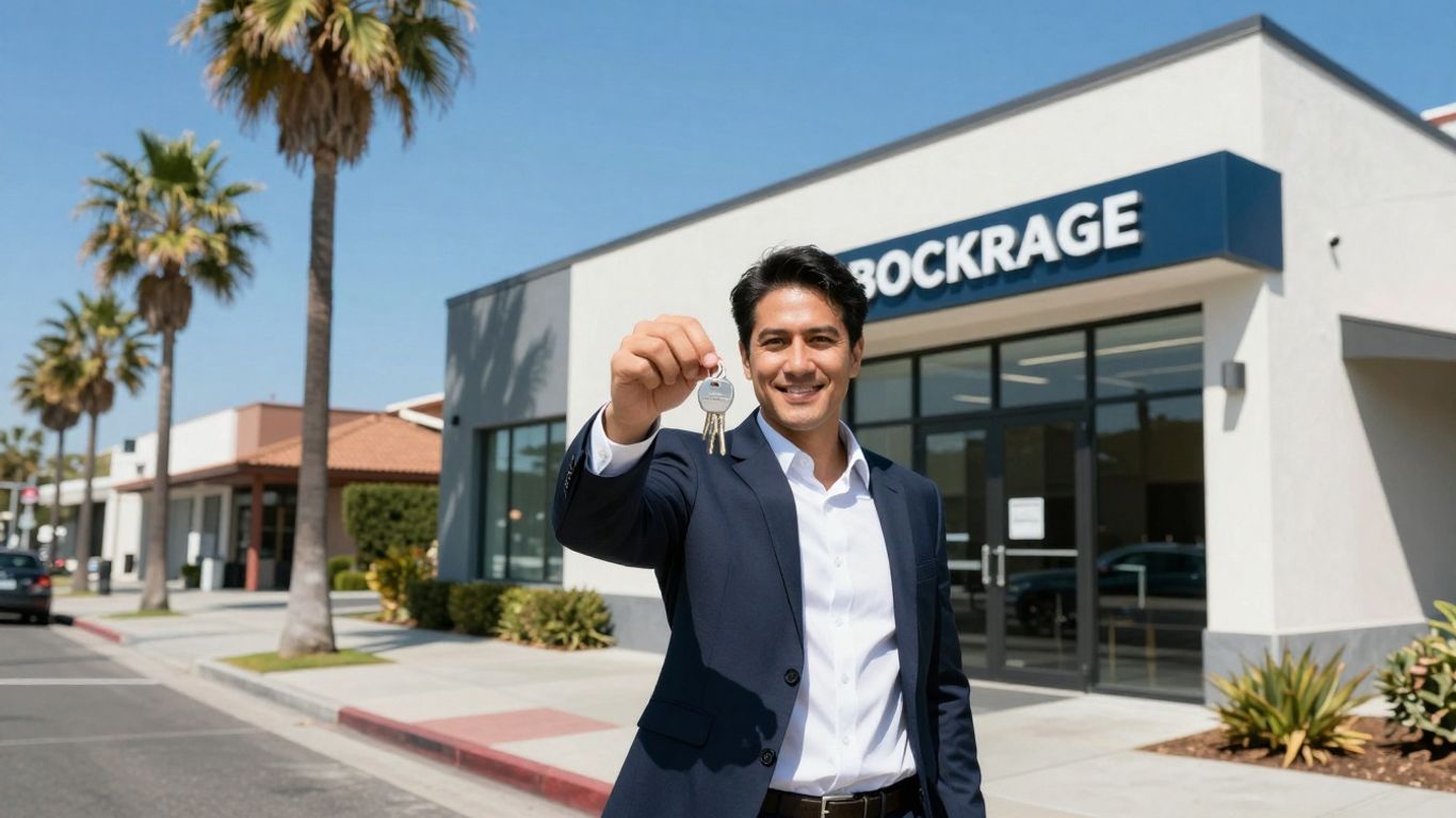 California real estate broker keys office success