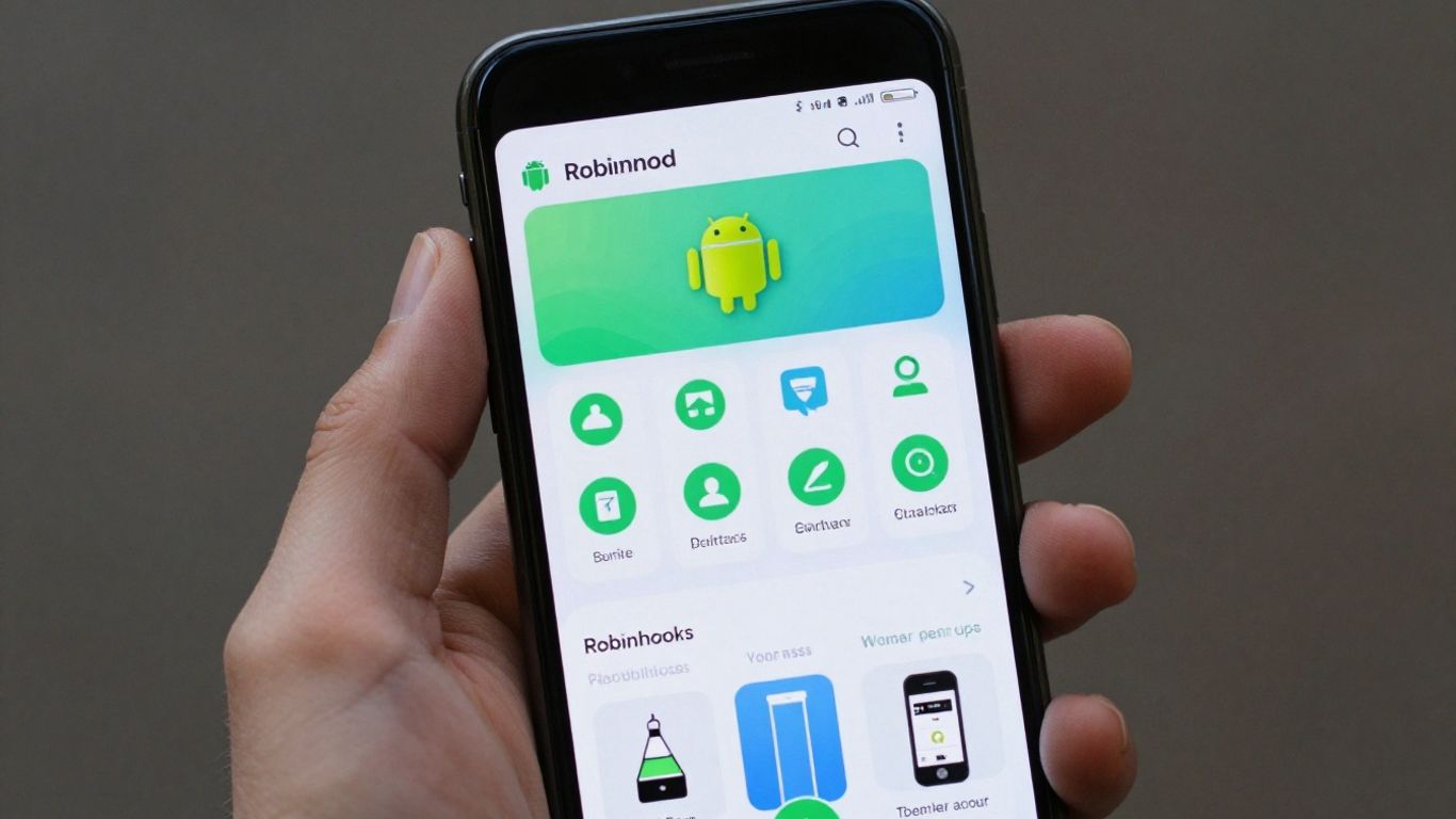 Robinhood app on an Android phone screen.