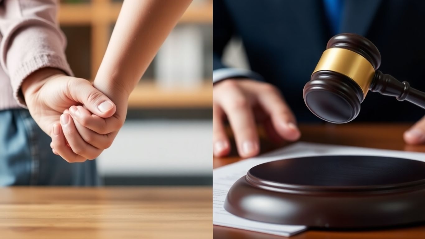 Părinte și copil, documente legale, divorț.