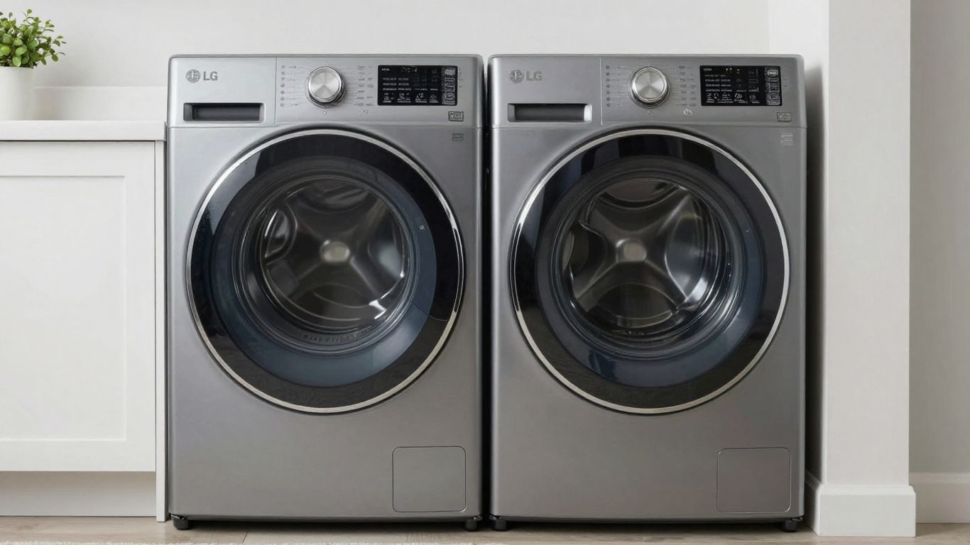 LG Smart Washer and Dryer Set