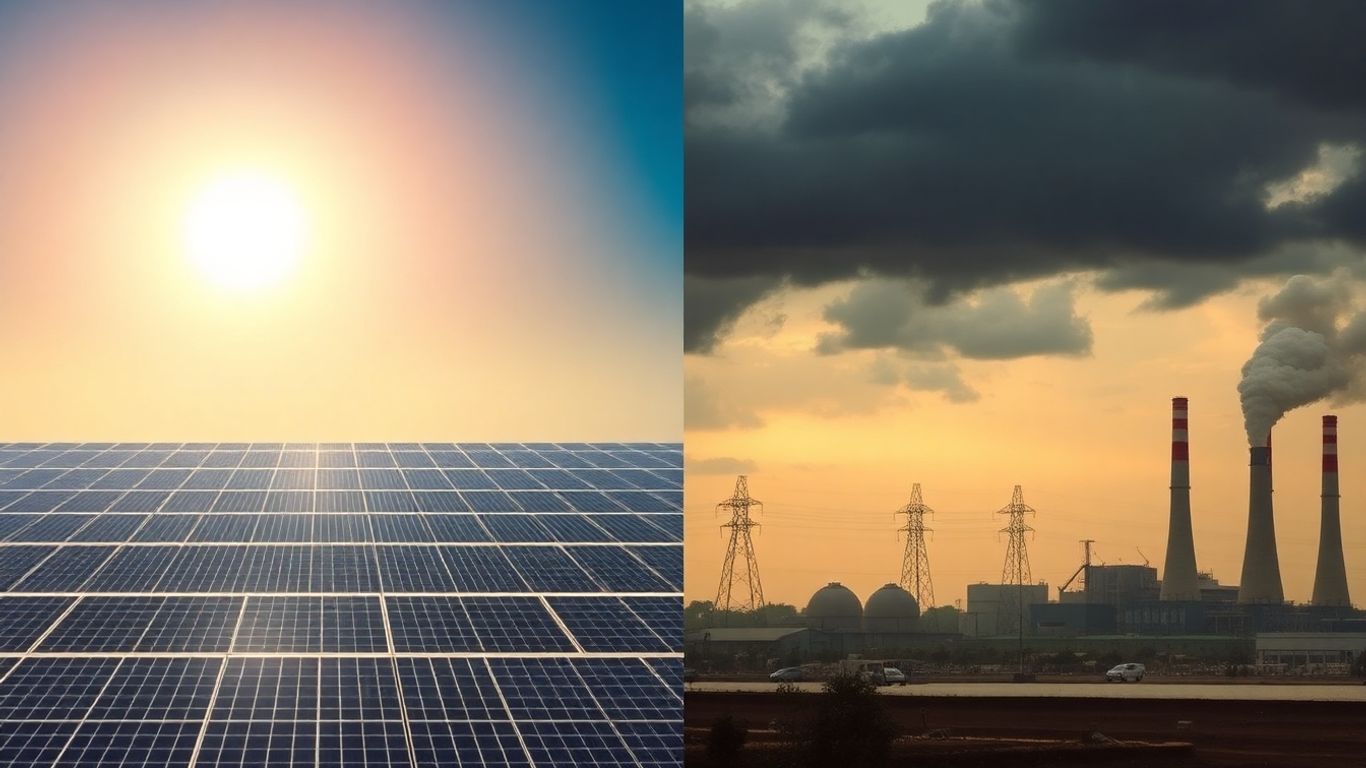 Inde : énergie solaire face aux centrales à charbon.