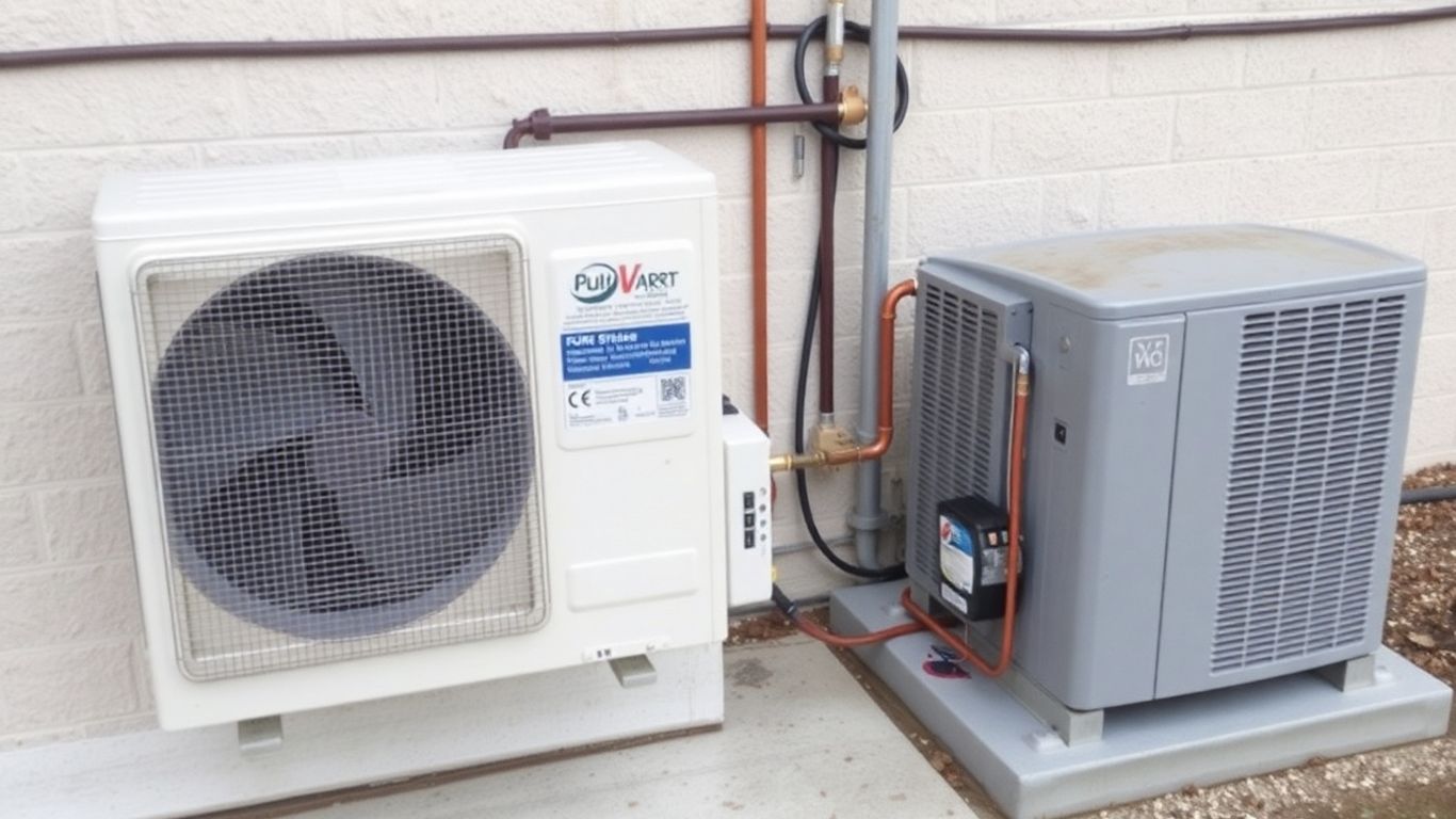 Unité intérieure et extérieure d'un système split