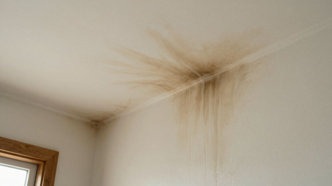 Daños por agua en el hogar.