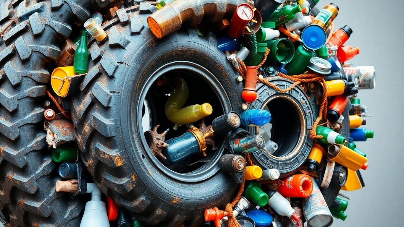 Arta reciclării transformând vechiul în nou.