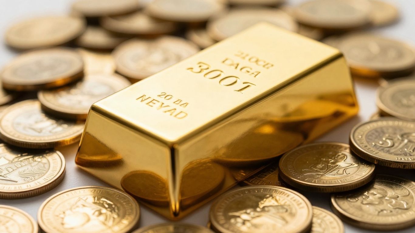 金条和金币是经济安全的象征。