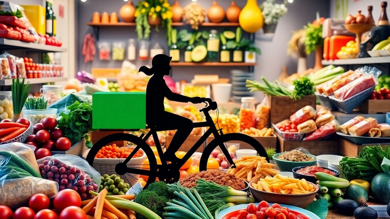 Innovations dans l'expansion de Deliveroo : livraison de nourriture et d'épicerie.