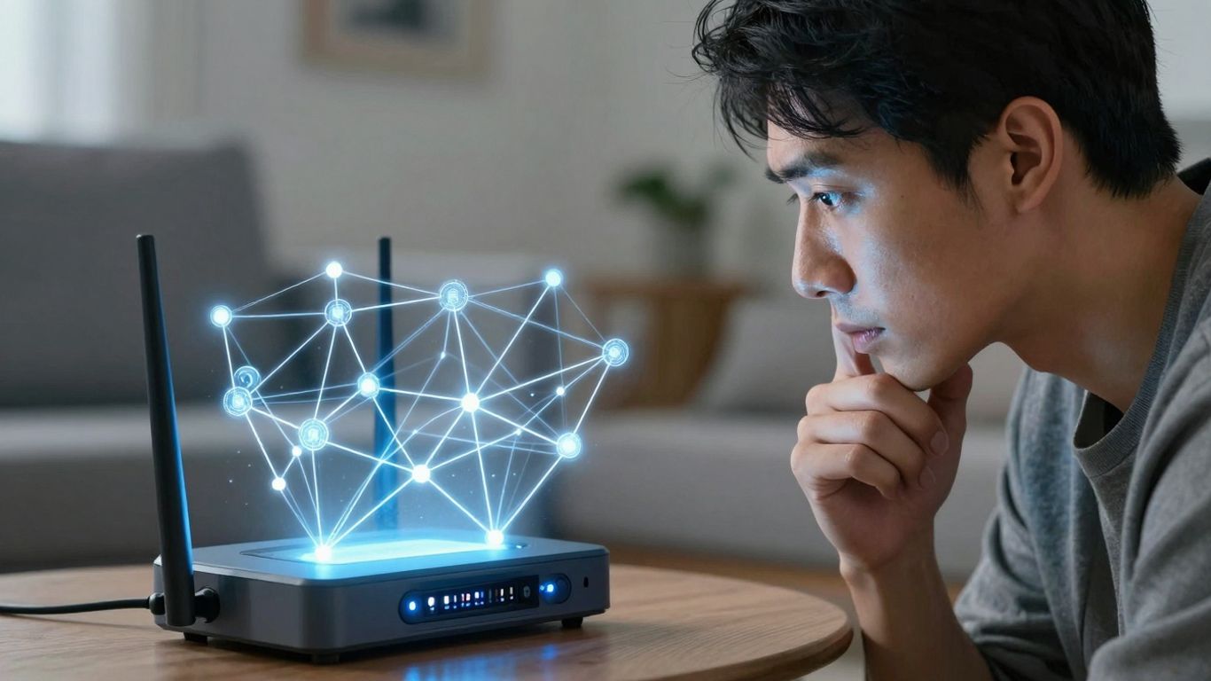 Pessoa escolhendo provedor de internet ideal para conexão.