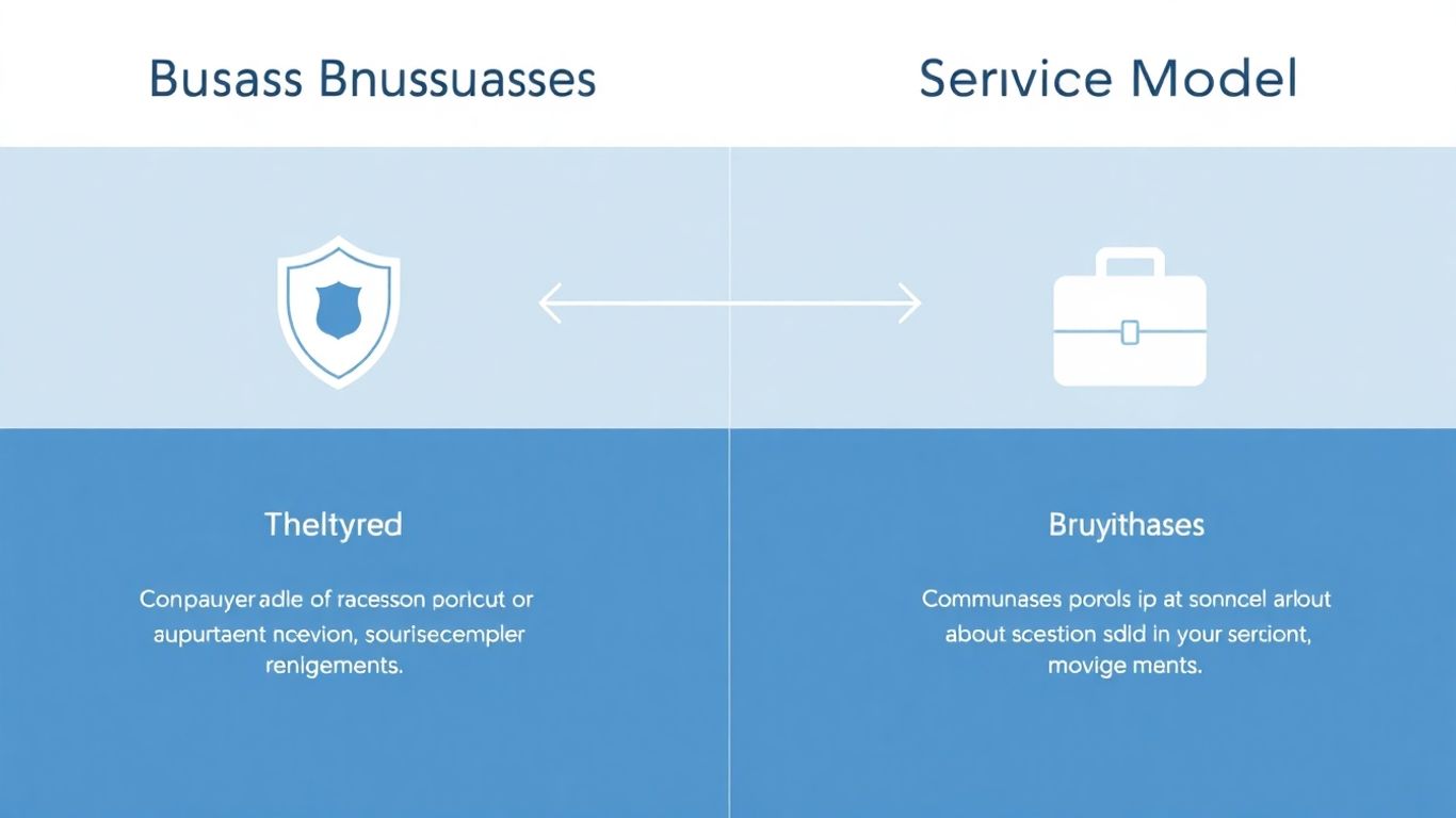 Infographic comparing MSsp and MSP business models.