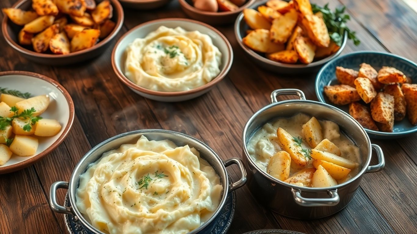 Biologische aardappelen in diverse heerlijke gerechten