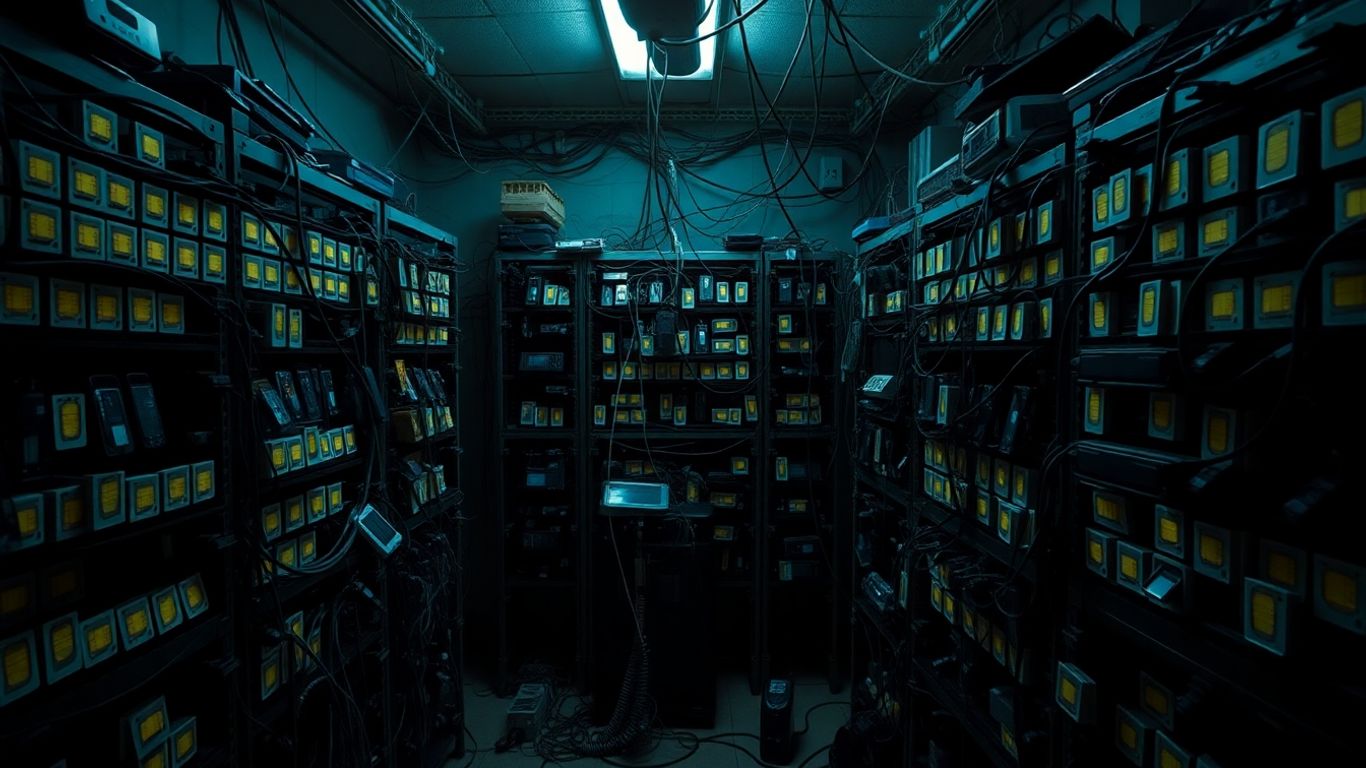 Europol raid on a global SIM farm network.