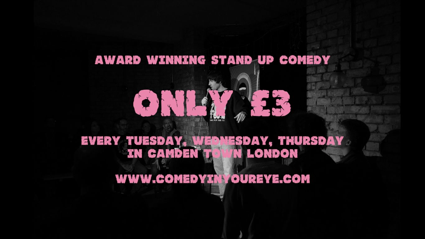 Award winning stand up comedy event in London for only £3.