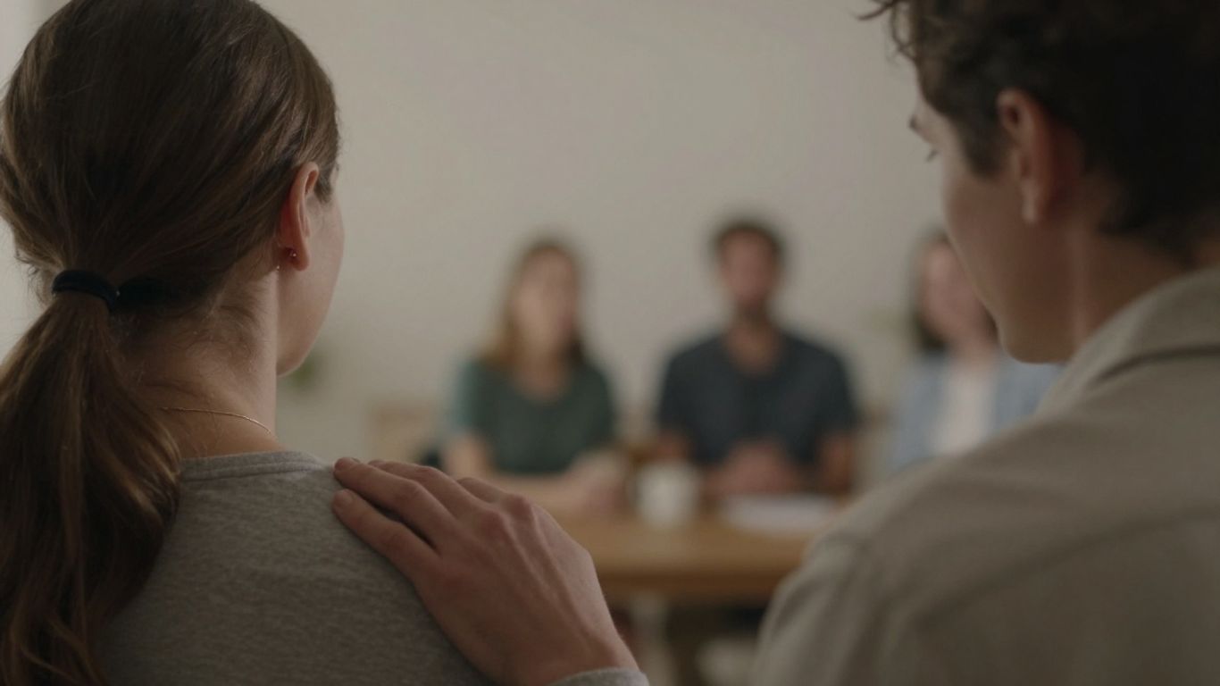 Persoane stabilind limite sănătoase în interacțiuni sociale.