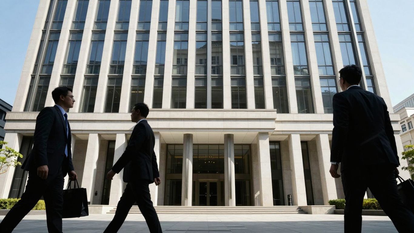 Finanzmarkt Kontrolle Versicherungsunternehmen Gebäude