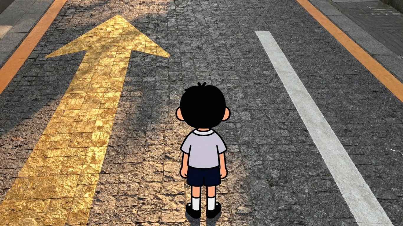 Student choosing between two loan paths