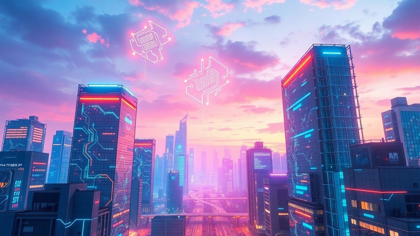 ภาพเมืองแห่งอนาคตที่ขับเคลื่อนด้วย AI