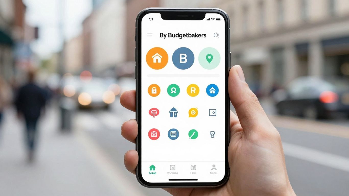 Smartphone displaying Wallet By Budgetbakers app