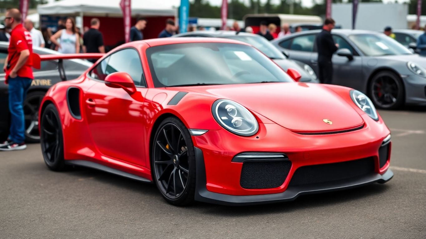 Porsche 911 GT3 RS at car event