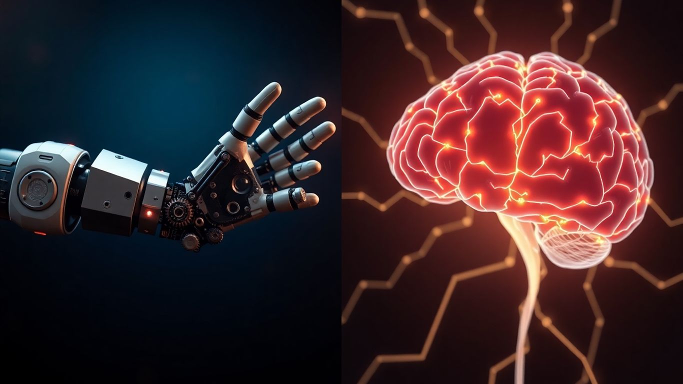 AI and automation comparison infographic
